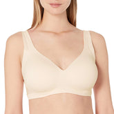Underarm and Back-Smoothing Comfort Wireless Lightly Lined T-Shirt Bra Tan